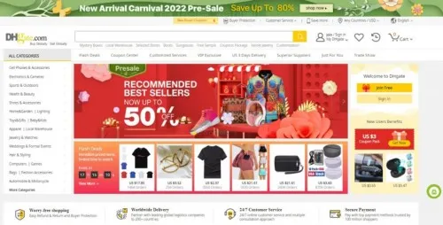 DHgate screenshot 4