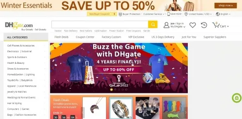 DHgate screenshot 3